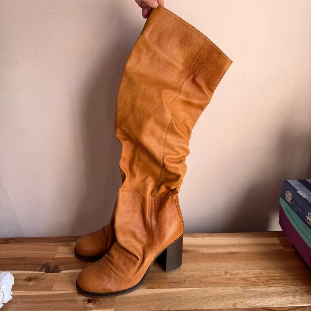 Free People Elle Tall Slouch Boots NEW